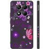 TopQ Zadný kryt Design na Xiaomi Redmi Note 14 Pro Fialoví motýle čierny TopQ Zadný kryt Design na Xiaomi Redmi Note 14 Pro Fialoví motýle čierny
