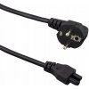 PremiumCord Kabel síťový 230V k notebooku 3m, trojlístek