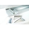 LanitPlast Limes Plechová polica Viva V6 1 m LG4782