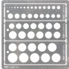 Tamiya Šablóna kruhová Modeling Template Round 1-12.5mm Tamiya Šablóna kruhová Modeling Template Round 1-12.5mm