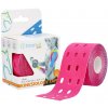Bronvit Sport Kinesio Tape děrovaný růžová 5 cm x 5 m