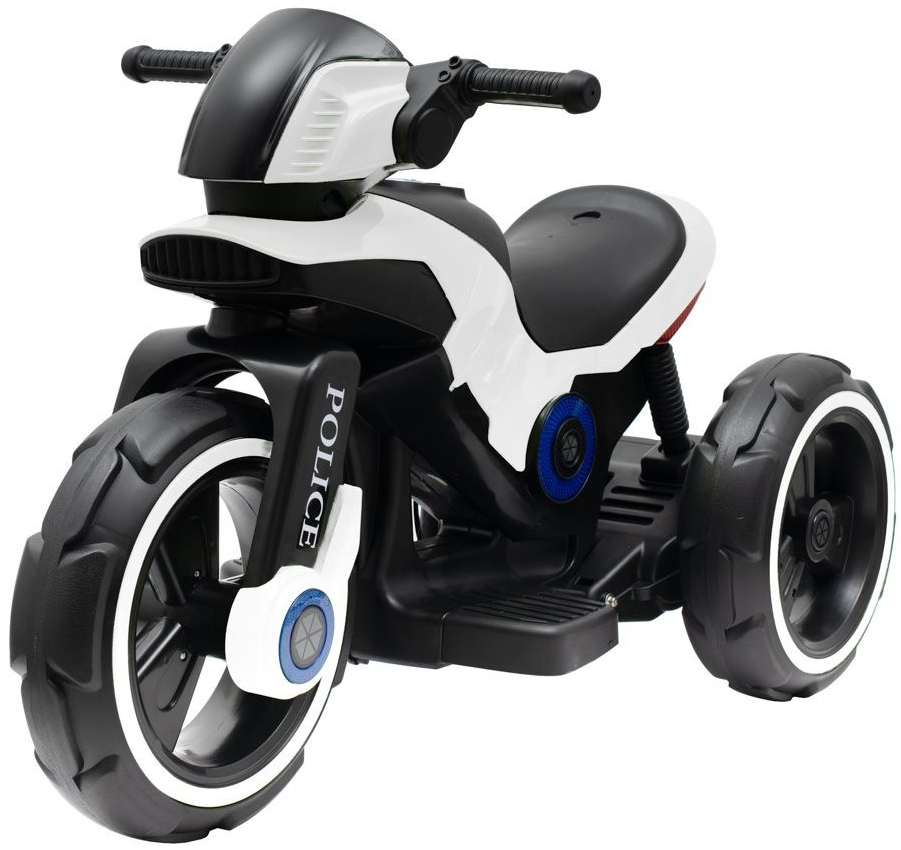 Baby Mix elektrická motorka trojkolesové Police biela