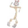 animALL Hračka Mr.Roper Králík kůže+lano 57 cm/12 mm