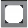 Rámček jednonásobnou s otvorom 55x55, oceľová / dymová čierna, ABB Levit M 3901H-A05510 69 Rámček jednonásobnou s otvorom 55x55, oceľová / dymová čierna, ABB Levit M 3901H-A05510 69