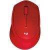 Bezdrôtová myš Logitech M330 Silent Plus, červená 910-004911 Bezdrôtová myš Logitech M330 Silent Plus, červená 910-004911