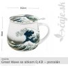HRNČEK Great Wave so sitkom 0,43l – porcelán – darčeková krabička HRNČEK Great Wave so sitkom 0,43l – porcelán – darčeková krabička