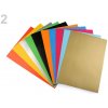 Papier farebný samolepiaci 21x29 cm - 1 sada - mix farieb - 2 mix farieb