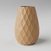 Váza Noirea Spiral Farba produktu: Piesková, Výška vázy: S-170mm Váza Noirea Spiral Farba produktu: Piesková, Výška vázy: S-170mm