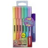 Sada zvýrazňovačov KORES High Liner Pastel 6f + trblietavé lepidlo, Darček, TIP Sada zvýrazňovačov KORES High Liner Pastel 6f + trblietavé lepidlo, Darček, TIP
