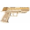 Ugears 3D puzzle Pištoľ Wolf-01 62 ks Ugears 3D puzzle Pištoľ Wolf-01 62 ks