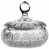 Bohemia Crystal Ručne brúsená dóza s vekom PK500 195mm
