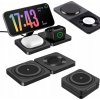 Bezdrôtová Nabíjačka Erbord 3 v 1 čierna 15W USB typu C Bezdrôtová Nabíjačka Erbord 3 v 1 čierna 15W USB typu C