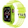 AppleKing odolné puzdro s transparentným remienkom pre Apple Watch 45mm / 44mm / 42mm - neónovo žlté - možnosť vrátiť tovar ZADARMO do 30tich dní AppleKing odolné puzdro s transparentným remienkom pre Apple Watch 45mm / 44mm / 42mm - neónovo žlté - možnosť vrátiť tovar ZADARMO do 30tich dní