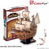 Cubicfun Puzzle Kit 3d v penovej lodi Santa Maria Caravella cm. 44x16x39 - 113 Pezzi - 113 dielikov / Cubicfun Puzzle Kit 3d v penovej lodi Santa Maria Caravella cm. 44x16x39 - 113 Pezzi - 113 dielikov /