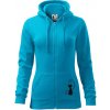 Zamilovaná mačka spredu - Mikina dámska trendy zipper s kapucňou - XL ( Svetlý tyrkys ) Zamilovaná mačka spredu - Mikina dámska trendy zipper s kapucňou - XL ( Svetlý tyrkys )