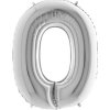 Nafukovací balónik písmeno O strieborné 102 cm - Grabo Nafukovací balónik písmeno O strieborné 102 cm - Grabo