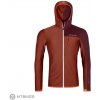 ORTOVOX Fleece Light Grid mikina, clay orange XL ORTOVOX Fleece Light Grid mikina, clay orange XL