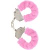 Toyjoy Furry Fun Cuffs - Plyšové kovová putá ružová Toyjoy Furry Fun Cuffs - Plyšové kovová putá ružová