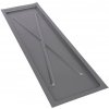 Metpol úzka odkvapkávacia tácka strieborná 75 × 22,5 cm pre dvojposchodový odkvapkávač 80 cm Metpol úzka odkvapkávacia tácka strieborná 75 × 22,5 cm pre dvojposchodový odkvapkávač 80 cm
