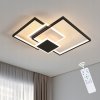 Stropné svietidlo GOECO čierne/biele 4-bodové LED 36W s diaľkovým ovládaním Stropné svietidlo GOECO čierne/biele 4-bodové LED 36W s diaľkovým ovládaním