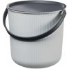 Plast Team vedro s poklopom 10 l Akita grey