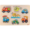 GOKI Dřevěná vkládačka Dopravní prostředky GOKI Dřevěná vkládačka Dopravní prostředky