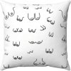Diablo picante - 30 x 30 boobs cushion white Diablo picante - 30 x 30 boobs cushion white