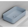 Ceramica Dolomite umývadlo 60x36 cm obdĺžnik pultové umývadlo modrá matná D311171 Ceramica Dolomite umývadlo 60x36 cm obdĺžnik pultové umývadlo modrá matná D311171