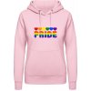 AWDis Pride Mikina s Dúhovým dizajnom - Pride - Bábätkovská ružová - L - Dámske AWDis Pride Mikina s Dúhovým dizajnom - Pride - Bábätkovská ružová - L - Dámske