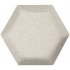 Egibi Čalúnený akustický panel nástenný Luna 33 cream hexagon - Hexagon 6x15 cm Biela Egibi Čalúnený akustický panel nástenný Luna 33 cream hexagon - Hexagon 6x15 cm Biela