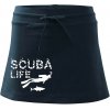 Scuba life športová sukne two in one tmavomodrá takmer čierna