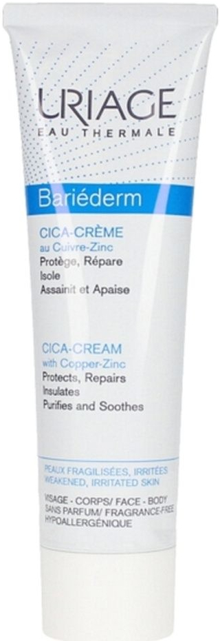 Uriage Bariéderm Cica Repairing Cream with Cu-Zn reparačný krém s obsahom medi a zinku 100 ml