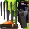 Sada nožov v bloku Fiskars Edge 5 ks Sada nožov v bloku Fiskars Edge 5 ks