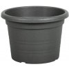 VECA Kvetník CILINDRO plastový antracitový 50x35cm