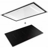 FABER HEAVEN DUAL LIGHT G/WH FLAT KL A90 + FABER FCH 95 BK KL FABER HEAVEN DUAL LIGHT G/WH FLAT KL A90 + FABER FCH 95 BK KL