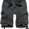 Brandit pánske cargo šortky VINTAGE CLASSIC black Farba: čierna, Veľkosť: S Brandit pánske cargo šortky VINTAGE CLASSIC black Farba: čierna, Veľkosť: S