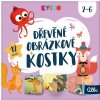 Albi Drevené obrázkové kocky Kvído Albi Drevené obrázkové kocky Kvído