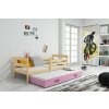 BMS Group Posteľ s prístelkou ERIK 2 - 200x90cm Borovica - Ružový BMS Group Posteľ s prístelkou ERIK 2 - 200x90cm Borovica - Ružový