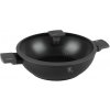 BerlingerHaus WOK panvica s titánovým povrchom a pokrievkou 30cm ANTHRACITE 54346 BH-8125