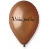 Svet balonku Balónik s textom - Hnedý 26 cm Svet balonku Balónik s textom - Hnedý 26 cm