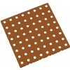 Hnedá plastová dlažba AvaTile AT-HRD - dĺžka 25 cm, šírka 25 cm, výška 1,6 cm Hnedá plastová dlažba AvaTile AT-HRD - dĺžka 25 cm, šírka 25 cm, výška 1,6 cm