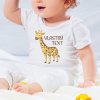 Detské body s potlačou žirafa Biela 12-18m Detské body s potlačou žirafa Biela 12-18m