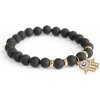 AWM Hamsa/Čierny Achát - Náramky z Drahých Kameňov 1ks AWM Hamsa/Čierny Achát - Náramky z Drahých Kameňov 1ks