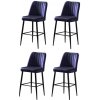 Súprava barových stoličiek Vento Sax Blue, 4 ks, 4 ks Súprava barových stoličiek Vento Sax Blue, 4 ks, 4 ks