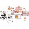 Set domček pre bábiku trojkrídlový a kočík s hojdačkou Large Doll´s Play Center Soft Baby Nurse Smoby jedálenskou stoličkou a autosedačkou Set domček pre bábiku trojkrídlový a kočík s hojdačkou Large Doll´s Play Center Soft Baby Nurse Smoby jedálenskou stoličkou a autosedačkou