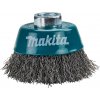 MAKITA miskovitá kefa z oceľového drôtu, vlnitý drôt 0,3 mm, 60 mm D-24072 MAKITA miskovitá kefa z oceľového drôtu, vlnitý drôt 0,3 mm, 60 mm D-24072