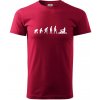 Evolúcia veslovanie 1 človek - Klasické pánske tričko vyššej gramáže - 2XL ( Marlboro červená ) Evolúcia veslovanie 1 človek - Klasické pánske tričko vyššej gramáže - 2XL ( Marlboro červená )