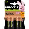 Akumulátory Duracell Recharge R6/AA 2500 mAh 4 ks blister Akumulátory Duracell Recharge R6/AA 2500 mAh 4 ks blister