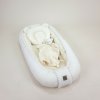 Detské hniezdo Teddy z mušelínu a baránka - ecru Detské hniezdo Teddy z mušelínu a baránka - ecru
