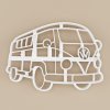 Formička - Auto Volkswagen bus - Iba obrys Formička - Auto Volkswagen bus - Iba obrys